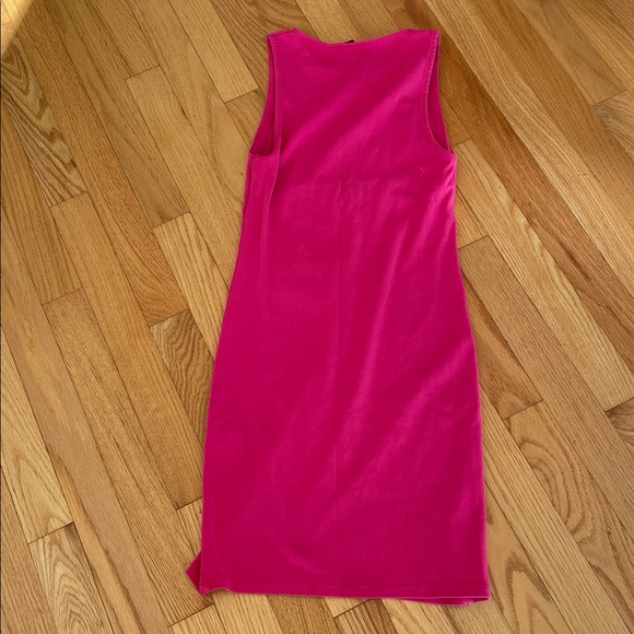 EUC Zara pink body con sleeveless dress - Picture 3 of 3